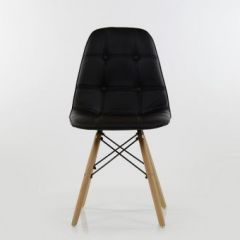 Стул Barneo N-43 Pulsante PU черный в Игриме - igrim.mebel24.online | фото 3