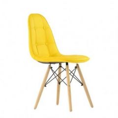 Стул Barneo N-43 Pulsante PU желтый в Игриме - igrim.mebel24.online | фото 1