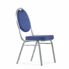 Стул Barneo S-7 банкетный (каркас серый, синяя ткань) в Игриме - igrim.mebel24.online | фото