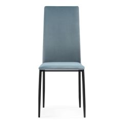 Стул на металлокаркасе Tod light blue / black в Игриме - igrim.mebel24.online | фото