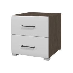 Тумба прикроватная Ненси (Венге/Белый глянец) в Игриме - igrim.mebel24.online | фото