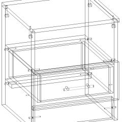 СОФИЯ Тумба прикроватная (венге/дуб белфорт) в Игриме - igrim.mebel24.online | фото 3