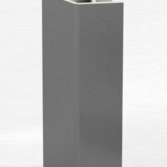 Угловое соединение для цоколя 135 гр. h100 мм (Алюминий, Белый, Черный, Сонома) в Игриме - igrim.mebel24.online | фото