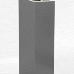 Угловое соединение для цоколя 135 гр. h150 мм (Алюминий, Белый, Черный, Сономаый) в Игриме - igrim.mebel24.online | фото