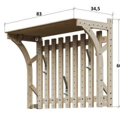 Вешалка Конструктор Арт.В830-1 в Игриме - igrim.mebel24.online | фото 2