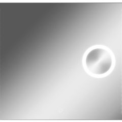 Зеркало Cosmo 100 alum (линза) с подсветкой Sansa (SCL1026Z) в Игриме - igrim.mebel24.online | фото