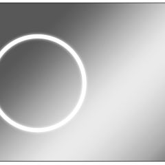 Зеркало Eclipse 100 black с подсветкой Sansa (SE1032Z) в Игриме - igrim.mebel24.online | фото