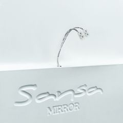 Зеркало Gia 75 white с подсветкой Sansa (SGa1044Z) в Игриме - igrim.mebel24.online | фото 5