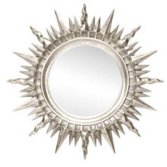 Зеркало круглое серебро (1810(1) в Игриме - igrim.mebel24.online | фото