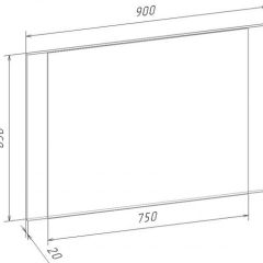 Зеркало ЛИБЕРТИ в Игриме - igrim.mebel24.online | фото 2