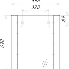 Зеркало Optima 60 Домино (DO1902Z) в Игриме - igrim.mebel24.online | фото 8