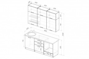 АЛЬБА Кухонный гарнитур Макси 1800 мм в Игриме - igrim.mebel24.online | фото 2