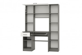 АЛЬФА Стол рабочий (графит/белый) в Игриме - igrim.mebel24.online | фото 2