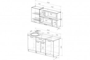 АНТИКА Кухонный гарнитур Стандарт (1600 мм) в Игриме - igrim.mebel24.online | фото 2