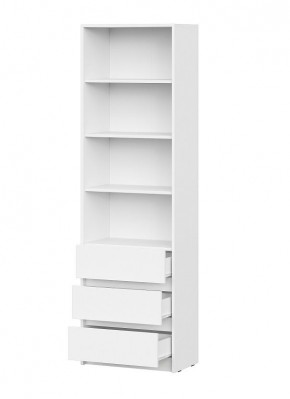 АЙДЕН СТЛ06-600 Стеллаж с 3 ящиками (белый) в Игриме - igrim.mebel24.online | фото 2