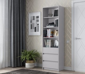 АЙДЕН СТЛ06-600 Стеллаж с 3 ящиками (серый) в Игриме - igrim.mebel24.online | фото