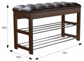 Банкетка-стеллаж для обуви Грейс в Игриме - igrim.mebel24.online | фото