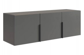 БАСКО Антресоль трехдверная L1200 (графит) в Игриме - igrim.mebel24.online | фото