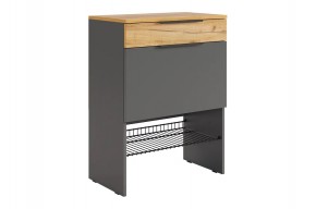 БАСКО Обувница (графит) в Игриме - igrim.mebel24.online | фото