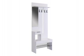 БАСКО Прихожая К3 (белое дерево) в Игриме - igrim.mebel24.online | фото 2