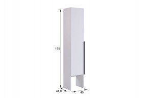 БАСКО Прихожая (модульная) графит/дуб крафт золотой в Игриме - igrim.mebel24.online | фото 5