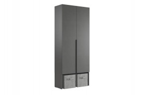 БАСКО Шкаф двухдверный L800 (графит) в Игриме - igrim.mebel24.online | фото