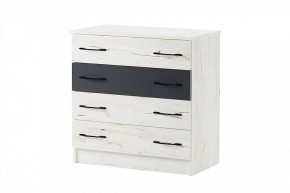 БЕАТРИС Комод К800 (дуб крафт белый/антрацит) в Игриме - igrim.mebel24.online | фото 2