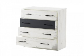 БЕАТРИС Комод К800 (дуб крафт белый/антрацит) в Игриме - igrim.mebel24.online | фото 3