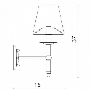 Бра Divinare Candela 1162/01 AP-1 в Игриме - igrim.mebel24.online | фото 2