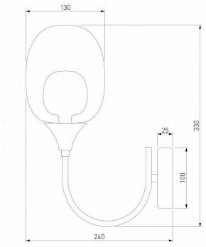 Бра Eurosvet Spritz 70218/1 латунь в Игриме - igrim.mebel24.online | фото 4