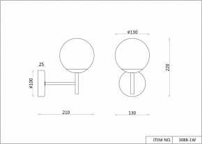 Бра F-promo Sheeny 3088-1W в Игриме - igrim.mebel24.online | фото 3