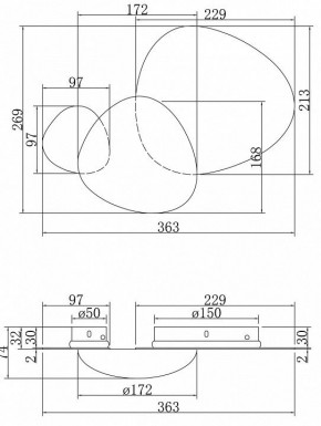 Бра Maytoni Jack-stone MOD314WL-L8G3K в Игриме - igrim.mebel24.online | фото 5