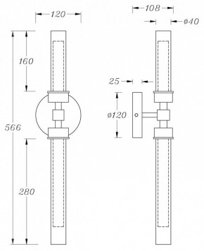 Бра Maytoni Stelo MOD116WL-L7BS3K в Игриме - igrim.mebel24.online | фото 3