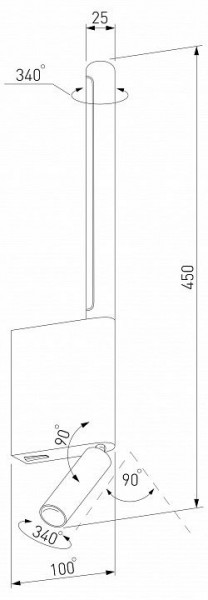 Бра с подсветкой Elektrostandard Sarca a066402 в Игриме - igrim.mebel24.online | фото 4