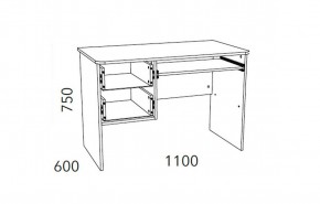 Детская Фанк Стол для компьютера НМ 009.19-05 М2 в Игриме - igrim.mebel24.online | фото 3