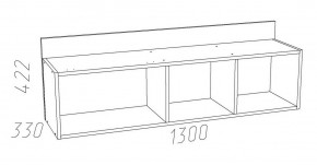 Детская Оливия Полка НМ 011.38-01 Х в Игриме - igrim.mebel24.online | фото 3