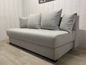 Диван Комфорт-1 (НПБ) велюр Luma 13 св.серый в Игриме - igrim.mebel24.online | фото 2