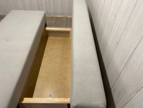 Диван Комфорт-1 (НПБ) велюр Luma 13 св.серый в Игриме - igrim.mebel24.online | фото 6