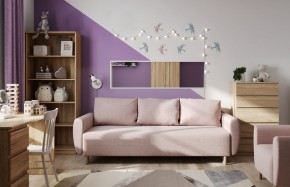 Диван-кровать Тулисия светло-розовый, ткань рогожка в Игриме - igrim.mebel24.online | фото 4