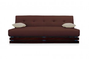 Диван Манго 1 (Нео Шоколад/подушки Нео Латте) в Игриме - igrim.mebel24.online | фото 1