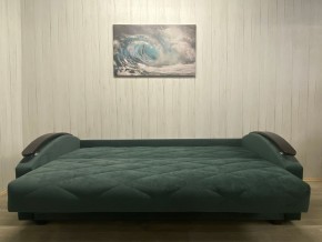 Диван Престиж-16 (НПБ+МДФ) велюр Sensey bottle green в Игриме - igrim.mebel24.online | фото 3
