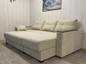 Диван угловой Комфорт-3 (НПБ+МДФ) велюр Luma 01 в Игриме - igrim.mebel24.online | фото 4