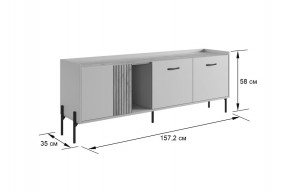 ДОМИНИКА Гостиная (модульная) кашемир/дуб крафт золотой в Игриме - igrim.mebel24.online | фото 2