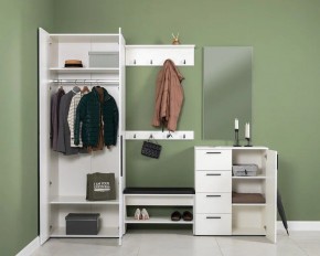 ЭЙР прихожая (модульная) Белый Шагрень в Игриме - igrim.mebel24.online | фото 2