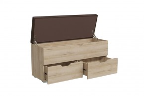 ФЛИНТ Диван (дуб ривьера/коричневый) в Игриме - igrim.mebel24.online | фото 2