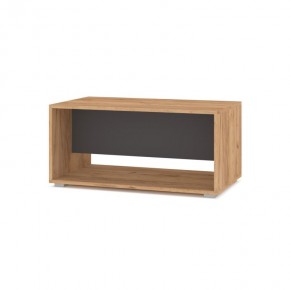 ФЛОРИДА Ф61 Стол журнальный (полка) дуб золотой/графит в Игриме - igrim.mebel24.online | фото