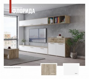ФЛОРИДА Гостиная (модульная) дуб серый/белый в Игриме - igrim.mebel24.online | фото