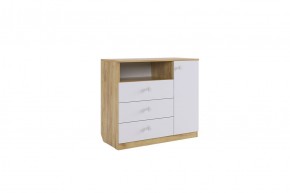 ФОРСАЖ Комод (крафт золотой/белый) в Игриме - igrim.mebel24.online | фото