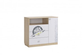 ФОРСАЖ Комод (сонома/белый) в Игриме - igrim.mebel24.online | фото