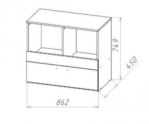 ГЕОМЕТРИЯ ГМТ.08 комод в Игриме - igrim.mebel24.online | фото 2